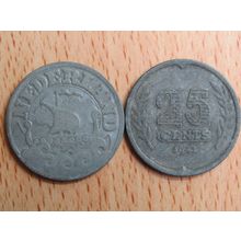 Netherlands 1941 25 Cents Coin