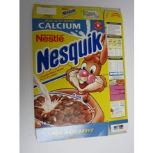 Nestle - Nequik 2001 Cereal Box Spot the Difference Box only