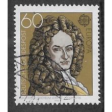 GER 1980 60pf 'GOTTFRIED WILHELM LEIBNIZ' FINE USED (EBID60-751)