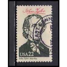 Used 2217a 22c John Tyler Very Fine KA4988