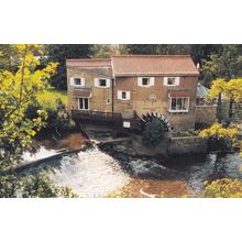 Knaresborough Water Wheel River Nidd Large Postcard