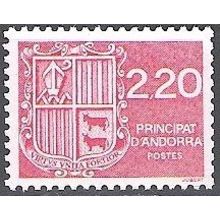 Andorre Français 1988 Michel 387 Neuf ** Cote (2008) 1.30 € Blason d'Andorre