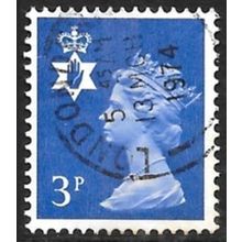 1971-93 Northern Ireland Definitive Issue - SG NI14 3p centre Queen Elizabeth C5
