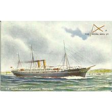 Royal Mail SP Co. SS CLYDE Tuck Oilette Postcard (9151)