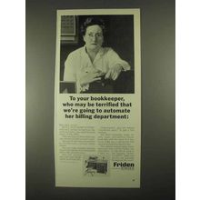 1967 Friden 5010 COMPUTYPER Accounting Machine Ad