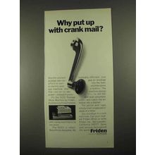 1967 Friden 9222 Postage Meter Machine Ad - Crank Mail