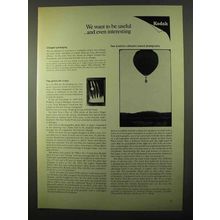 1971 Kodak C-Ray Film Ad - We Want to Be Useful