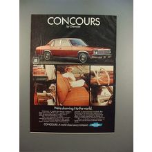 1977 Chevrolet Concours Car Ad - Showing The World