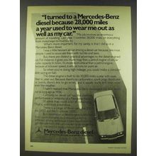 1978 Mercedes-Benz Diesel Car Ad - Wear Me Out