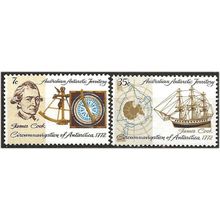 Australian Antarctic Terr 1972 Circumnavigation Set SG21-22 Unmounted Mint . ...