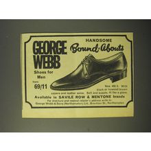 1964 George Webb Nos. 492/3 Shoes Ad - Handsome Round-Abouts