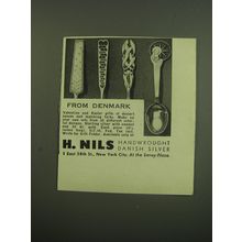 1949 H. Nils Valentine and Easter Dessert Spoons and Forks Advertisement