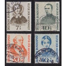 GERMANY BUND [1955] MiNr 0222-25 ( O/used ) [02]
