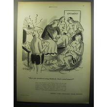 1951 Kimberly-Clark Paper Advertisement - cartoon by Barney Tobey
