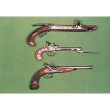 JB Strixner 1800s Old German Victorian Pistol Gun Germany Military Postcard