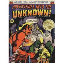 Adventures Into The Unknown Satan Demon From Hades Postcard
