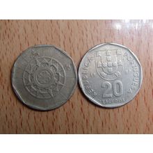 Portugal 1986 $20 Escudos Coin