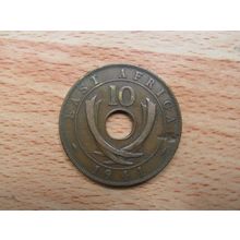 East Africa 1941 MINT ERROR 10 Cent Coin