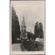 St Michael's Church, Camberley, Surrey, c.1950s - Tuck's RP Postcard