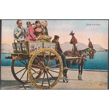 Carro Siciliano, c.1910s - Giovanni Bucaro Cartolina