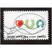 FRA 2012 (60c) 'GREETINGS' FINE USED (EBID21716)