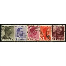 1935/1940 5 different values - #372 fine used (o)