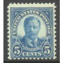 637 5c Theodore Roosevelt Average Plus MNH Q1566