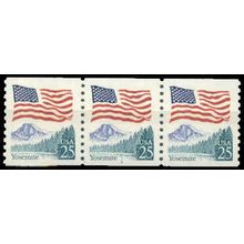 2280v 25c U.S. Flag Very Fine MNH PNC 3/3 W1539