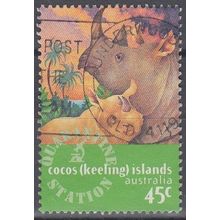 Cocos (Keeling) Islands 1996 Michel 346 O Cote (2005) 0.60 € Rhinocéros