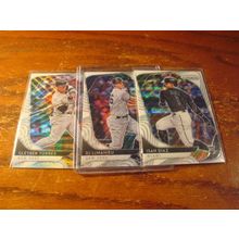 2020 Panini Prizm, 3-Cards, White Wave Prizms, TORRES/LeMAHIEU/DIAZ
