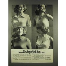 1976 Sears Ah-h Bra Ad - Looks Like You, Not a Bra