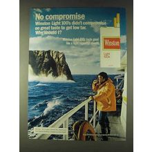 1979 Winston Light 100's Cigarettes Ad - No Compromise