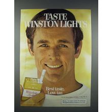 1979 Winston Lights Cigarette Ad - Taste