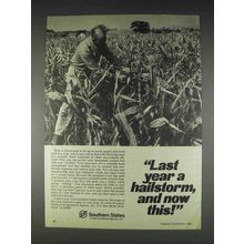 1982 Southern States Crop Insurance Ad - A Hailstorm