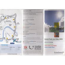 BRISTOL PARK & RIDE 2015 .. leaflet..Travelwest... =