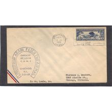Event Lindbergh Flies Again C10 Spirit of St. Louis (Unkn Cachet-Typed/A) CV0089