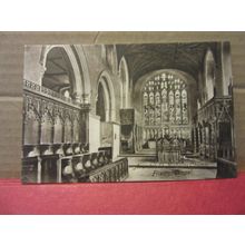 FITZALAN CHAPEL, ARUNDEL CASTLE, SUSSEX. unused antique postcard F. Frith (a) /