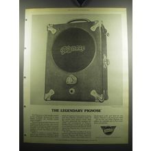 1974 Pignose Amplifier Advertisement - The legendary pignose