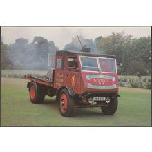 1937 Sentinel S4 2-Axle Steam Lorry - Commercial Centre Postcard