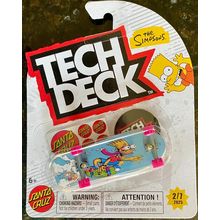 THE SIMPSONS Santa Cruz 2025 TECH DECK 96mm Fingerboard 2/7 Bart