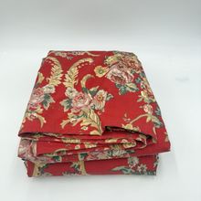 RALPH LAUREN Danielle Marseille Red Floral Full Queen Duvet Cover RARE!
