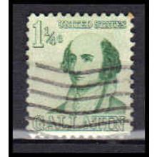 Used 1279 1 1/4c Albert Gallatin Very Fine KA5949