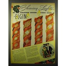 1940 Elgin Watch Ad - 5004B 5001A 6502B 5701B 5508E