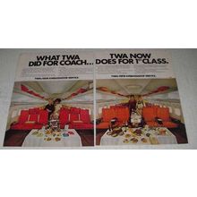 1971 TWA Airlines Ad - What TWA Did For Coach