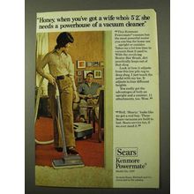 1971 Sears Kenmore Powermate Vacuum Ad - Powerhouse