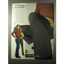1971 Sears Give-n'-Take Slacks Ad - The 24 Hour Slacks