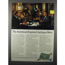 1978 American Express Credit Card Ad - Goes West
