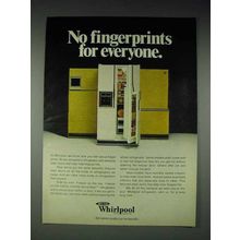 1978 Whirlpool Refrigerator Ad - No Fingerprints