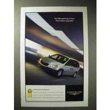 2001 Chrysler Voyager Ad - A Free First-Class Upgrade