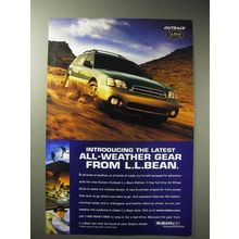 2001 Subaru Outback L.L. Bean Edition Car Ad